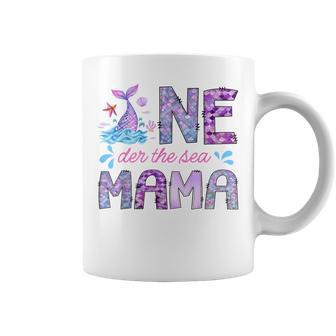 Oneder Under The Sea Mama 1St Birthday Girl Mermaid Coffee Mug - Thegiftio UK
