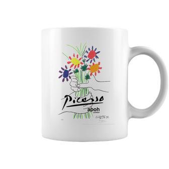 Pablo Picasso Papl2192 Œuvre D'art Fleurs De La Paix Tasse - Cadeauxyz