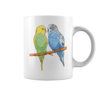 Pájaro Enamorado Pareja Periquito Taza de café - Regaloses