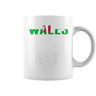 Palos De Hockeyobre Hielo De Gales Para Fanáticos Del Hockeyobre Hielo Jersey Con Bandera Galesa Taza de café - Regaloses