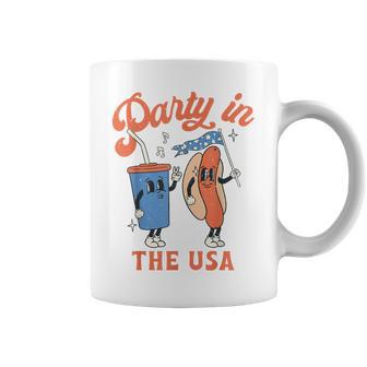Party In The Usa 4Th Of July Boy Girl Kids Coffee Mug - Thegiftio UK