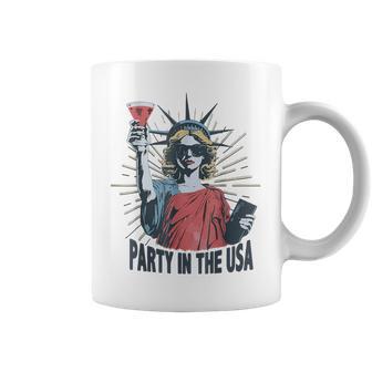 Party In The Usa Statue Of Liberty 4Th Of July Patriotic Coffee Mug - Thegiftio UK