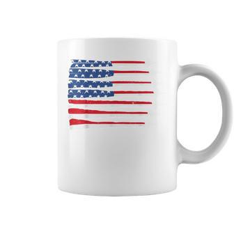 Patriotic Usa Flag Fighter Jet 4Th July Boy Red White & Blue Coffee Mug - Monsterry