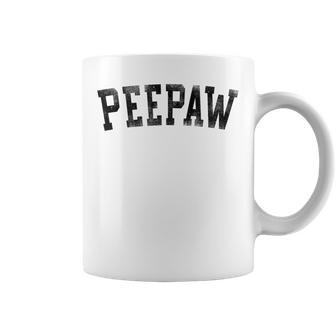 Peepaw Classic Bold Font Birthday Peepaw Coffee Mug | Seseable UK