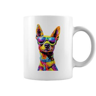 Perro Toy Terrier Ruso Russkiy Toy Perros Toy Rusos Taza de café - Regaloses