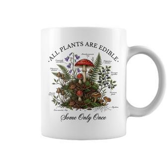 All Plants Are Edible Some Only Once Botany Gardeners Coffee Mug - Thegiftio UK