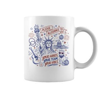 Pledge Allegiance Patriotic 4Th Of July Coffee Mug - Thegiftio UK