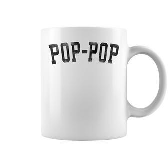 Pop-Pop Classic Bold Font Birthday Pop-Pop Coffee Mug - Thegiftio UK