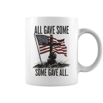 Pride All Gave Some Some Gave All Veterans Day Coffee Mug - Thegiftio UK