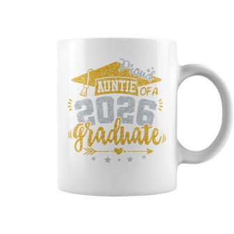 Proud Auntie Of A 2026 Graduate Grad Senior Aunt Graduation Tri-Blend Coffee Mug - Thegiftio UK