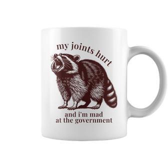Raccoon My Joints Hurt Ehlers Danlos Syndrome Lupus Coffee Mug - Thegiftio UK