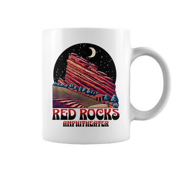 Red Rocks Amphitheater & The Moon Morrison Colorado Coffee Mug - Thegiftio UK