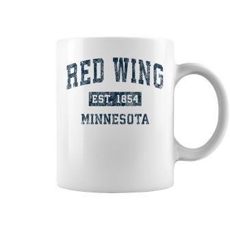 Red Wing ミネソタ Mn ヴィンテージ スポーツデザイン ネイビー プリント コーヒーマグ - Kawaiitshirt