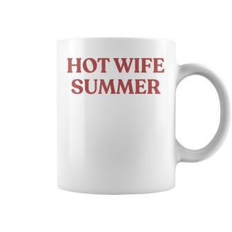 Retro Aesthetic Hot Wife Summer Coffee Mug - Thegiftio UK