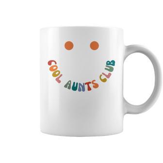 Retro Groovy Cool Aunts Club Auntie Cool Aunt Taza de café - Regaloses
