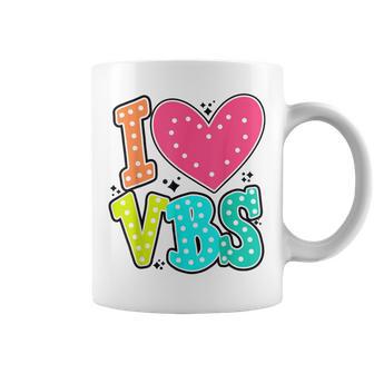 Retro I Love Vbs 2024 Vacation Bible School Christian Coffee Mug - Thegiftio UK