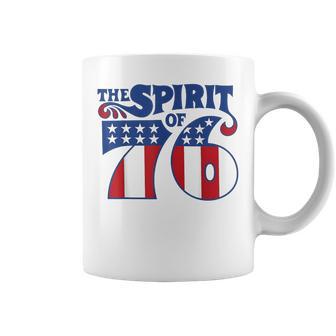 Retro The Spirit Of 76 Usa American Flag Fourth Of July Coffee Mug - Thegiftio UK
