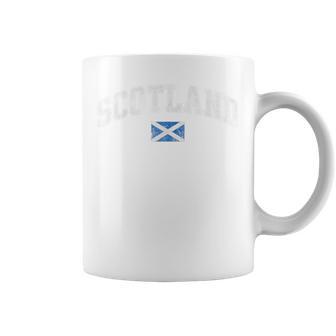Retro Vintage Scotland Kids Scottish Flag Coffee Mug - Thegiftio UK