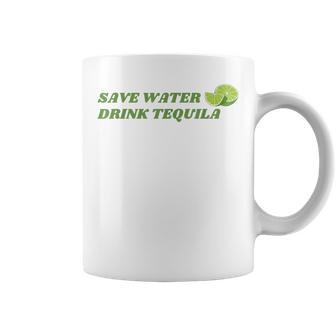 Save Water Drink Tequila – Lime Margarita Humor Coffee Mug - Thegiftio UK