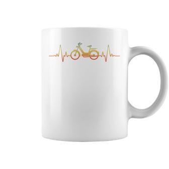 Scooter Rétro Battement De Cœur Pour Cyclomoteur Mobylette Mobylettecooterintage Haut De Gamme Tasse - Cadeauxyz