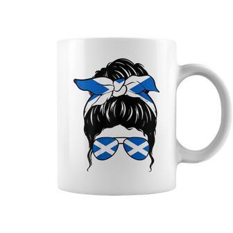 Scottish Girl Scotland Scottish Flag Proud Scottish Woman Coffee Mug - Thegiftio UK