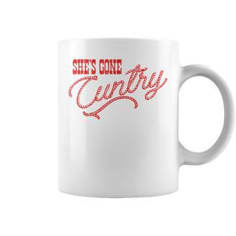 She's Gone Cuntry Country Music Cowboy Western Coffee Mug - Monsterry