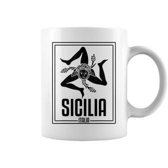 Sicilia Banderaicilia Palermo Italia Taza de café - Regaloses