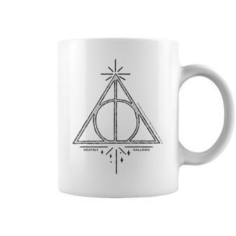 Símbolo Artístico De Las Reliquias De La Muerte Del Triángulo Místico Taza de café - Regaloses