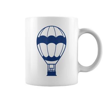 Simple Hot Air Balloon 熱気球 面白い シンプル ミニマリスト 気球 熱気球 コーヒーマグ - Kawaiitshirt
