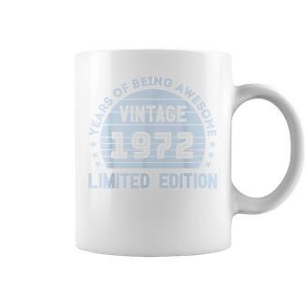 Sintage De 1972 Para Hombre Retro Divertidas Cumpleaños De 1972 Taza de café - Regaloses