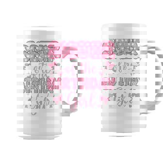 Sister Of Birthday Girl Coquette Bow Party Family Matching Coffee Mug | Seseable CA