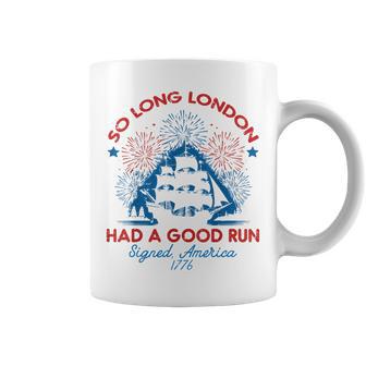 So Long London Had Good Run Signed America Kids Coffee Mug - Thegiftio UK