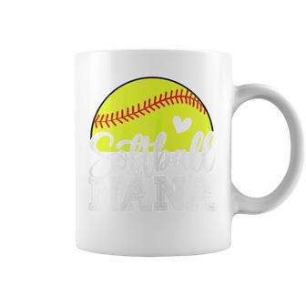 Softball Nana For Mother's Day Softball Lovers Coffee Mug - Thegiftio UK