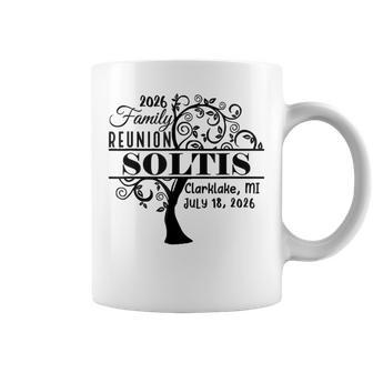 Soltis Family Reunion 2026 Text No Box Coffee Mug - Thegiftio UK