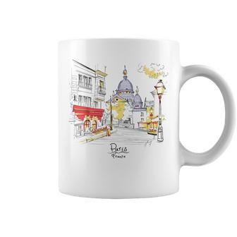 Souvenir De Rue Paris City France Tasse - Cadeauxyz