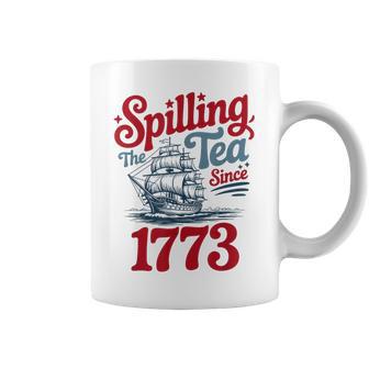 Spilling The Tea Since 1773 – Usa Patriotic Style Coffee Mug - Thegiftio UK