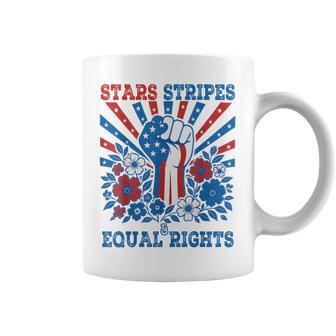 Stars Stripes And Equal Rights 4Th July Patriotic Activist Coffee Mug - Thegiftio UK
