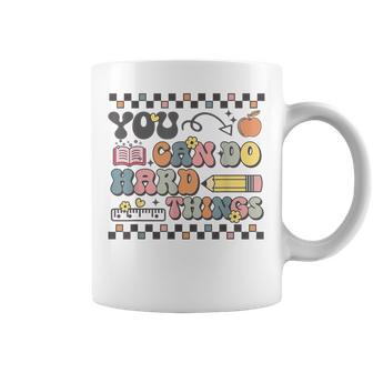State Testing Test Day Teacher You Can Do Hard Things Coffee Mug - Thegiftio UK