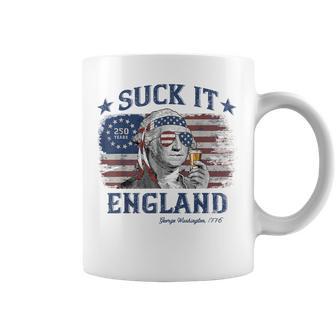 Suck It England George Washington 4Th Of July Usa Coffee Mug - Thegiftio UK