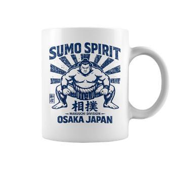 Sumo Spirit Wrestling Japan Osaka Japanese Vintage Coffee Mug - Thegiftio UK