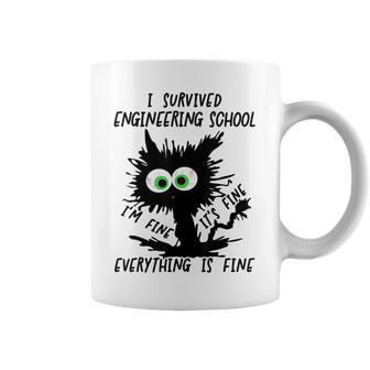 I Survived Engineering School Graduation 2026 Coffee Mug - Thegiftio UK