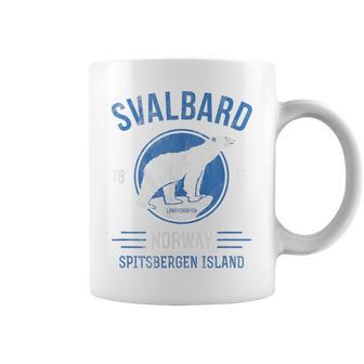 Svalbardpitzbergen ホッキョクグマ ロングイヤービーン ノルウェー ホッキョクグマ コーヒーマグ - Kawaiitshirt