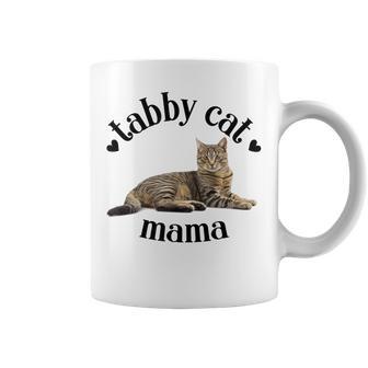 Tabby Cat Mama Linda Mamá Atigrada Amante De Los Gatos Mamá Gatoeñora Taza de café - Regaloses