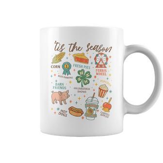 Tis The Season State Fair Livestock Shows Fair Week Tired Coffee Mug - Thegiftio UK
