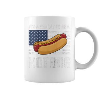 Toddler It's A Bad Day To Be A Hot Dog Kids Coffee Mug - Thegiftio UK