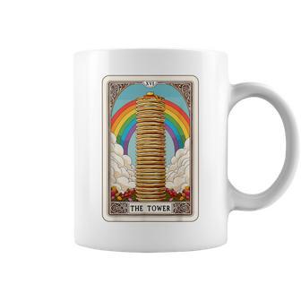 The Tower タロットカード パンケーキタワー 朝食 恋人 パンケーキ コーヒーマグ - Kawaiitshirt