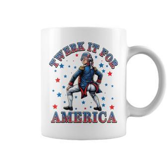 Twerk It For America Patriotic Adult Humor 4Th Of July Coffee Mug - Thegiftio UK