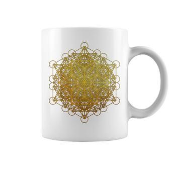 Vector Equilibrium 神聖なジオメトリーメタトロン 生命の花 コーヒーマグ - Kawaiitshirt