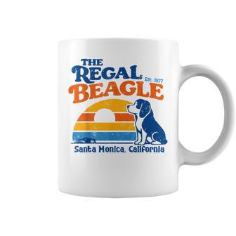 Vintage The Regal Beagle Est 1977 Santa Monica California Coffee Mug | Mazezy