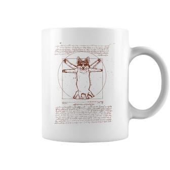 Vitruvian Corgi コーヒーマグ - Kawaiitshirt